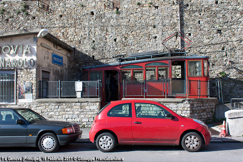 Ferrovia Cremagliera Principe Granarolo AMT con Vettura 1 Foto Giuseppe Francabandiera