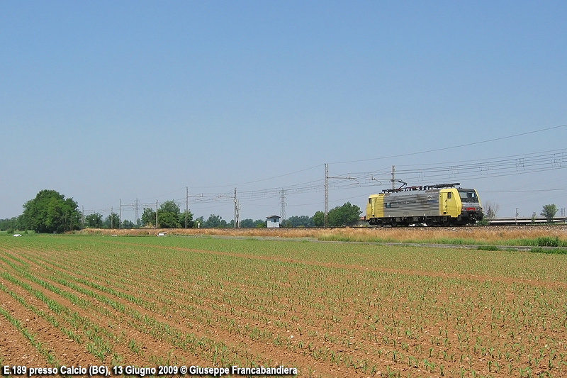 Locomotiva Elettrica Rail Traction Company RTC Foto Giuseppe Francabandiera