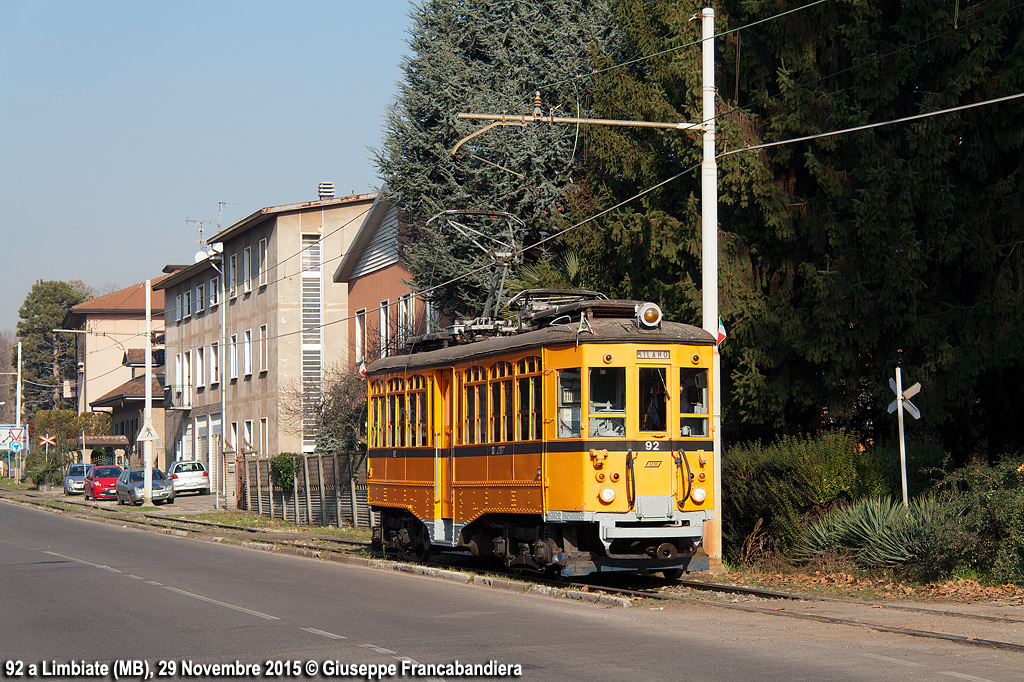 Tram Extraurbano ATM con Elettromotrice 92 Reggio Emilia Foto Giuseppe Francabandiera