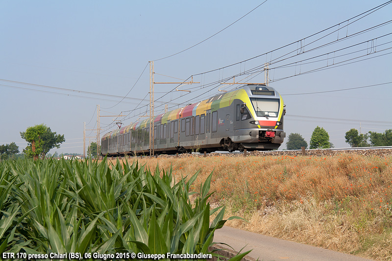 Treno Speciale SAD con Elettrotreno ETR 170 Foto Giuseppe Francabandiera